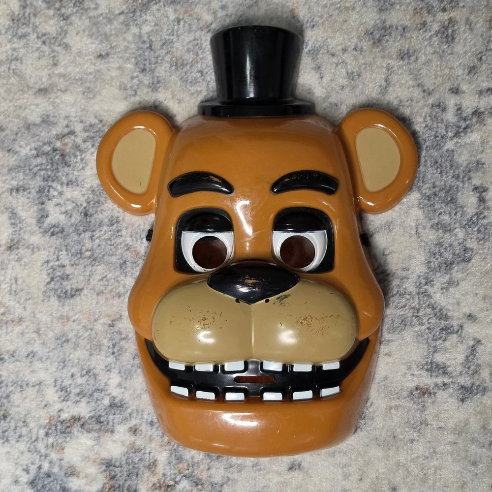 Spirit Halloween Costume Kids M 8-10 Brown Freddy Fazbear Five Nights at Freddys